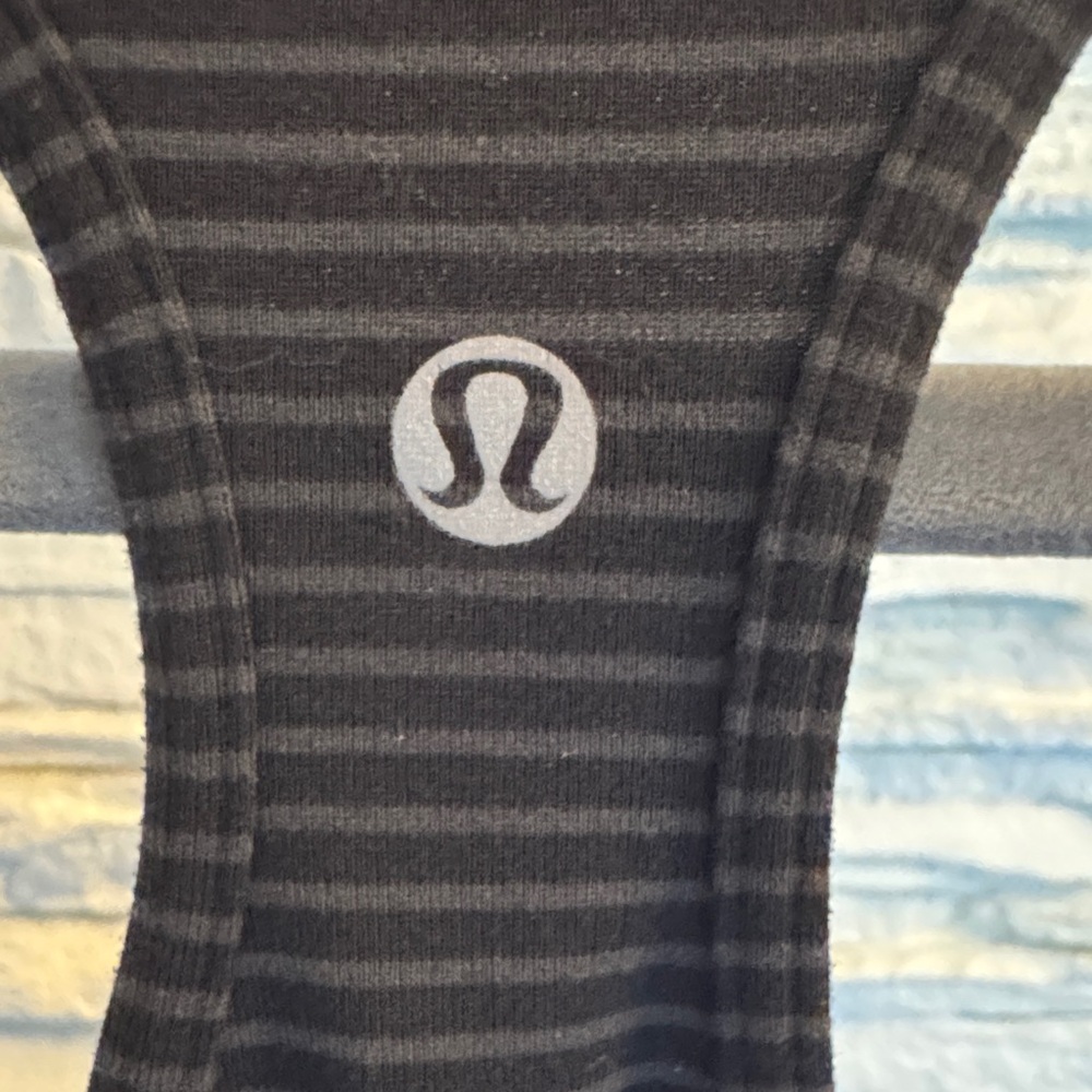 lululemon athletica Black + Gray Swifty tech Racerback